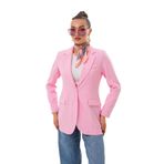 Kadın keten ceket (pembe, XL)