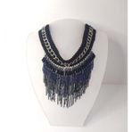 Kadın Kolye Gerdanlık Choker Bohem Kolyeler El Yapımı Uzun Püskül Boncuklar 13901