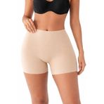 Kadın korse boxer, Yüksek Bel Toparlayıcı İz Yapmayan Korse Şort, Alt Göbek Toparlayan ve Basen Şekillendirici Boxer, Seamless Görünmez İç Giyim (TEN, L-XL)