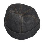 Kadın Kot Şapka Denim Sipersiz Cap Siyah
