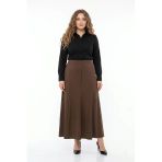 Kadın Kumaş Etek Lastikli Kemer Balık Model Bgl-St05512