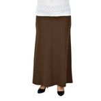Kadın Kumaş Lastikli Kemer Balık Model Etek BGL-ST04204 A.KAHVE 42