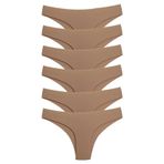 Kadın Lazer Dikişsiz Seamless Külot 6lı, TEN, S/M, 6.54685455641665E+32