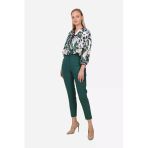 Kadın Leopar Desenli Bluz Frn1106