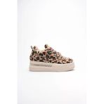 Kadın Leopar Desenli Gizli Topuklu Sneaker Tr04ms01e