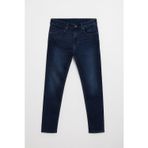 Kadın Likralı Skinny Lacivert Jean Pantolon
