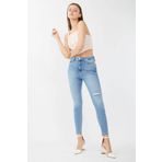 Kadın Mavi Süper Skinny Fit Jean Pantolon