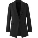 Kadın Merino Yün Blazer Ceket - Siyah - 2