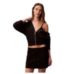 Kadın Mini Boy Slim Fit Düz Siyah Etek LV047B268G-UB1