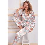 Kadın Mint Yeşil Çiçek Desenli Saten Pijama Takımı Nurteks, M, BB5654NT-19804IGP27190892
