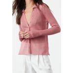 Kadın Modern Tarz Slim Polo Yaka Regular Triko Hırka
