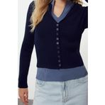 Kadın Modern Tarz Slim V Yaka Regular Triko Hırka