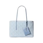 Kadın Monogram CK Logolu Ekstra Aksesuarlı Fermarlı İç Cepli Mavi Omuz Çantası LV04F3428G-YBZ