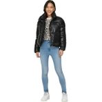 Kadın Mont Sky Short Puffer 15292628 - 01-Siyah - XL