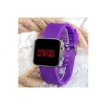 Kadın Mor Watch Led Mini Purple Kol Saati Led St-303500