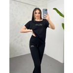 Kadın Nakış Detaylı Basic Eşofman Takımı 3814-23