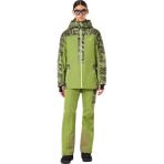 Kadın Oakley Tc Juno Reduct Shell 2.0 Yeşil Snowboard Ceketi Nefes Alabilir ve Su Geçirmez Tasarım