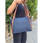Kadın Orijinal Just Polo Büyük Boy Lakost Kumaş Lüks El ve Omuz Çantası Shopper 27 x 32 cm