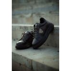 Kadın Ortopedik Taşlı Bağcık Günlük Spor Ayakkabı Sneakers - Siyah