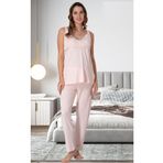 Kadın Pembe Emzirme Özellikli Hamile Lohusa Pijama Takımı, M, Effortt9032-19804IGP2717287