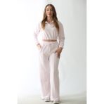 Kadın Pembe Eşofman Altı - %100 Pamuk - Rahat Kesim ve Yumuşak Dokulu, Jogger, Kadınspor Giyim, - XL