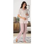 Kadın Pembe Hamile Lohusa Pijama Takımı (Pembe/XL)-Effortt8012-19804IGP27168097