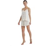 Kadın Pijama Üstü 60361 - Bej