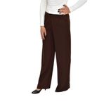 Kadın Pileli Beli Lastikli Bol Pantolon BGL-ST04252 KAHVE 40