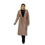 Kadın Pıtırcık Uzun Kaşe Kaban BGL-ST04120 KİREMİT M