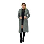 Kadın Pıtırcık Uzun Kaşe Kaban BGL-ST04121 YEŞİL 38