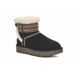 Kadın Platform Tabanlı Kürk Detaylı Rahat Siyah Bot & Bootie 1158281-SİYAH