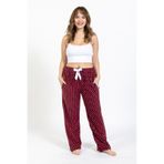 Kadın Polar Kışlık Eşofman Alt Waynap Polar Alt- Bordo
