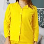 Kadın Polar Pijama Takımı - S - Sarı