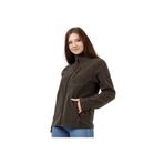 Kadın Polar Tam Fermuarlı Outdoor 3 Cepli Spor Polar Ceket (Haki, XL)