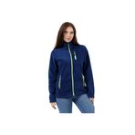 Kadın Polar Tam Fermuarlı Outdoor 3 Cepli Spor Polar Ceket (İndigo, XXL)