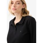 Kadın Polo Yaka T-Shirt 60582 - Siyah - XS