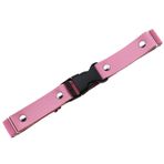 Kadın punk yaratıcı Yüksek streç plastik toka jartiyer Gotik basit kişilik PU deri ayarlanabilir uyluk halkası, (Plastik Toka) Pembe, Tek Beden