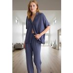 Kadın Rahat Kalıp Viskon Süprem Örme Pijama Takımı Seçkin Malzeme Trend Tasarım