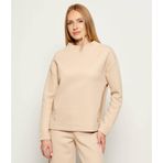 Kadın Regular Fit Dik Yaka Uzun Kollu Bej Sweatshirt 7W000524 AF13151-U1046