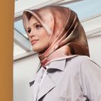 Kadın Renkli İpek Eşarp 8354d
