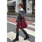 Kadın Retro Xl Cherry Omuz Çantası - Bordo