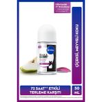 Kadın Roll on Deodorant Black&White Authentic 50 ml,Terleme Karşıtı,Meyve,Çiçek Kokusu,Kumaş Koruma