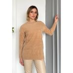 Kadın Sakal Tunik 5558 - Bisküvi - Standart