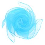 Kadın şalları bandana fular baş örtüsü hediye hokkabazlık havluları dans bezleri şifon şallar Cadılar Bayramı karnaval kostüm parti aksesuarı 60 x 60 cm, Açık mavi, 60*60 cm