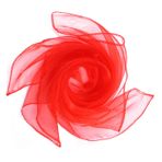 Kadın şalları bandana fular baş örtüsü hediye hokkabazlık havluları dans bezleri şifon şallar Cadılar Bayramı karnaval kostüm parti aksesuarı 60 x 60 cm, Kırmızı, 60*60 cm