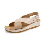 Kadın Sandalet 42 G61 3C Fly Flot Sandal TRENDY 6309-Beige