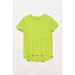 Kadın Sarı 3471 Bisiklet Yaka Basic T-shirt