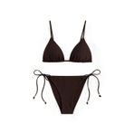 Kadın Seageo Gold Boncuklu Bikini Takımı Siyah