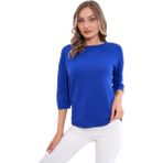 Kadın Sıfıryaka Simli Kol Detaylı Kazak 12763 BGL-ST04221 - M - L - Saks
