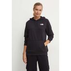 Kadın Simple Dome Kapüşonlu Sweatshirt - Siyah